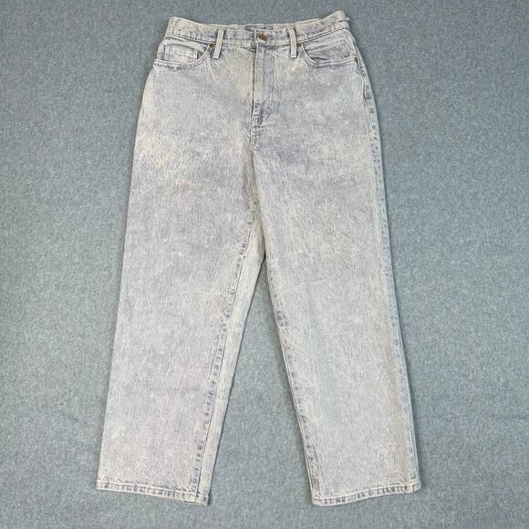 Universal Thread Jeans Purple Women's 10/30R Acid Wash Vintage Straight Casual - Picture 1 of 11
